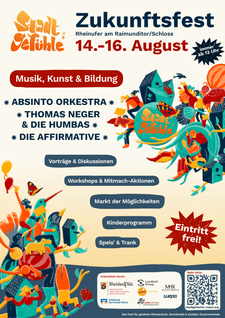 Veranstaltungsplakat fürs Zukunftsfest 2026